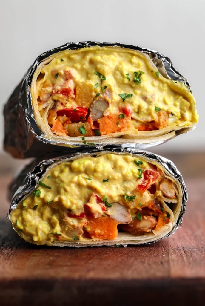 Burritos for Vegan Breakfast