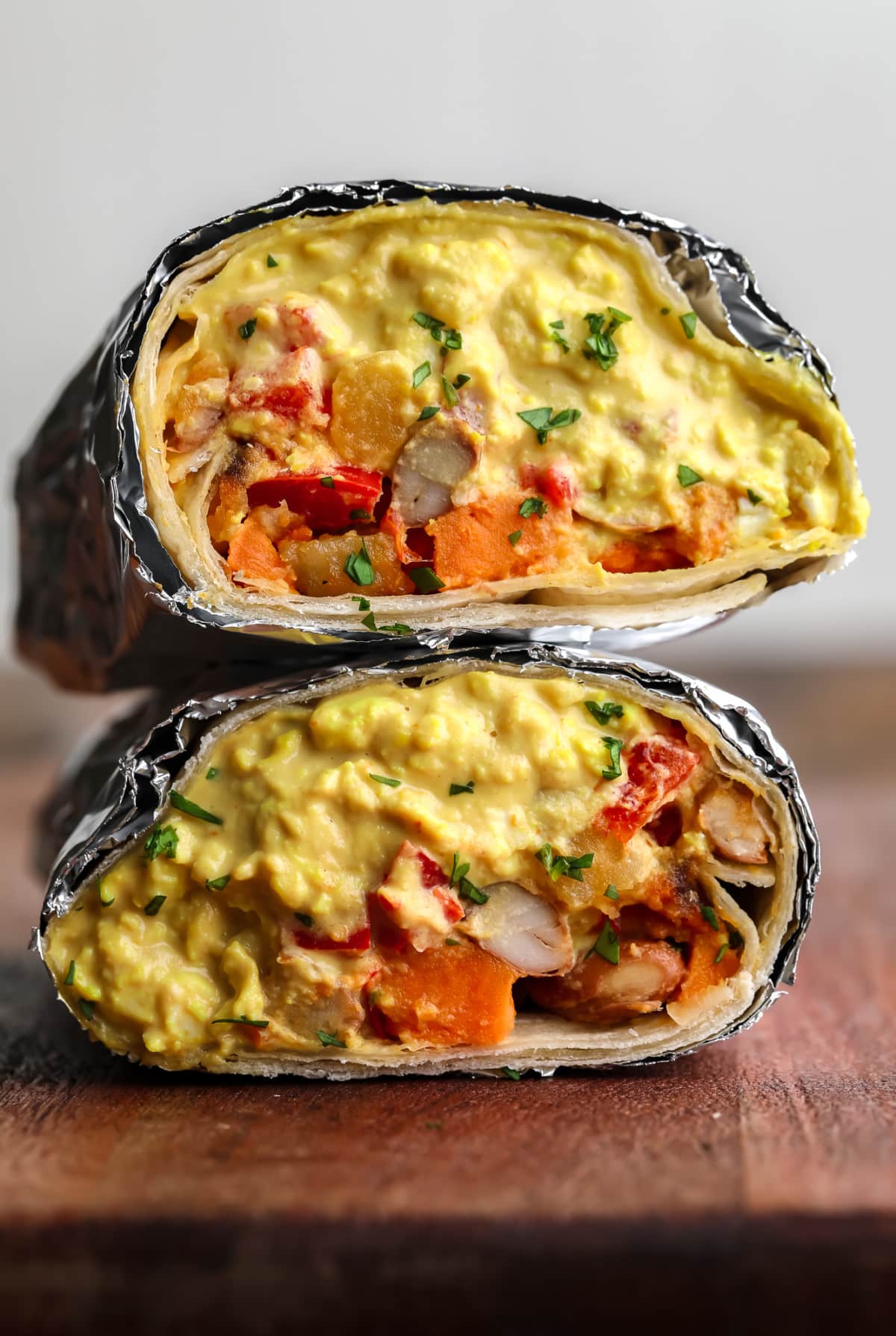 Burritos for Vegan Breakfast