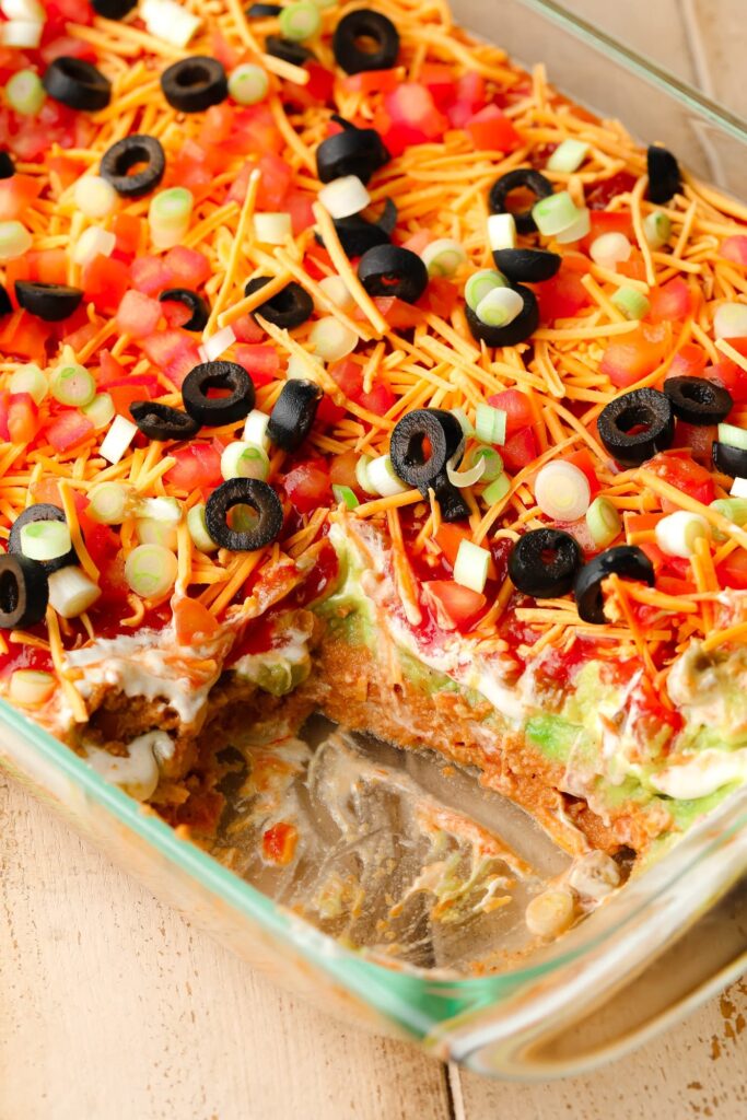 Dip of vegan layer 7