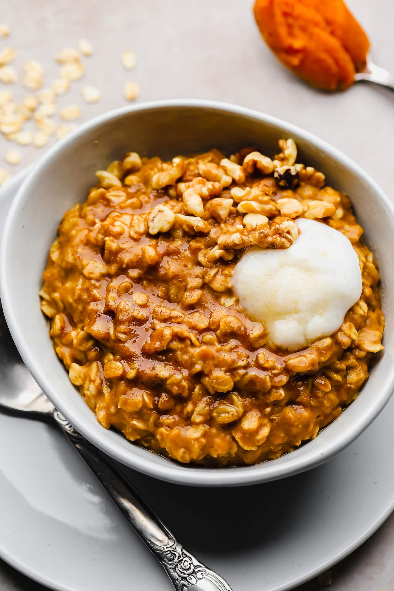 Pumpkin oats flour