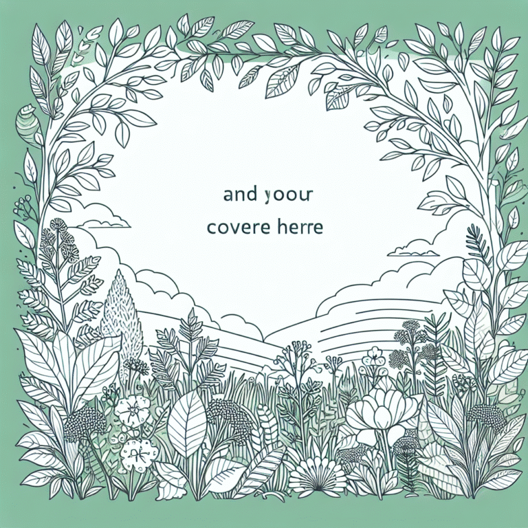 desenhos de plantas e natureza para colorir: explorando o verde