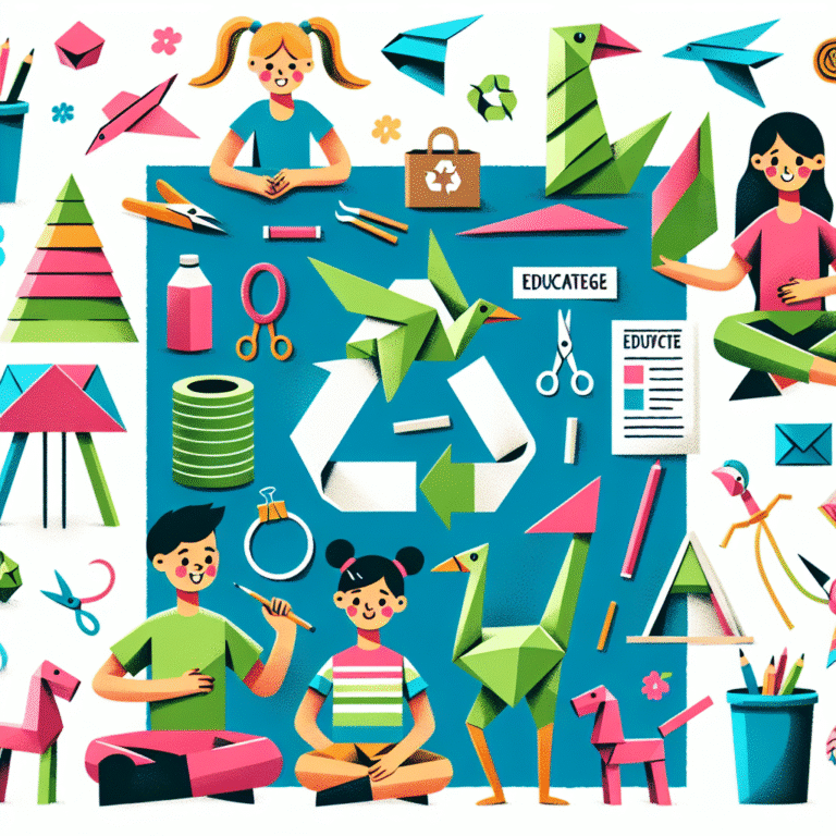 ideias de brincadeiras educativas com papel reciclado