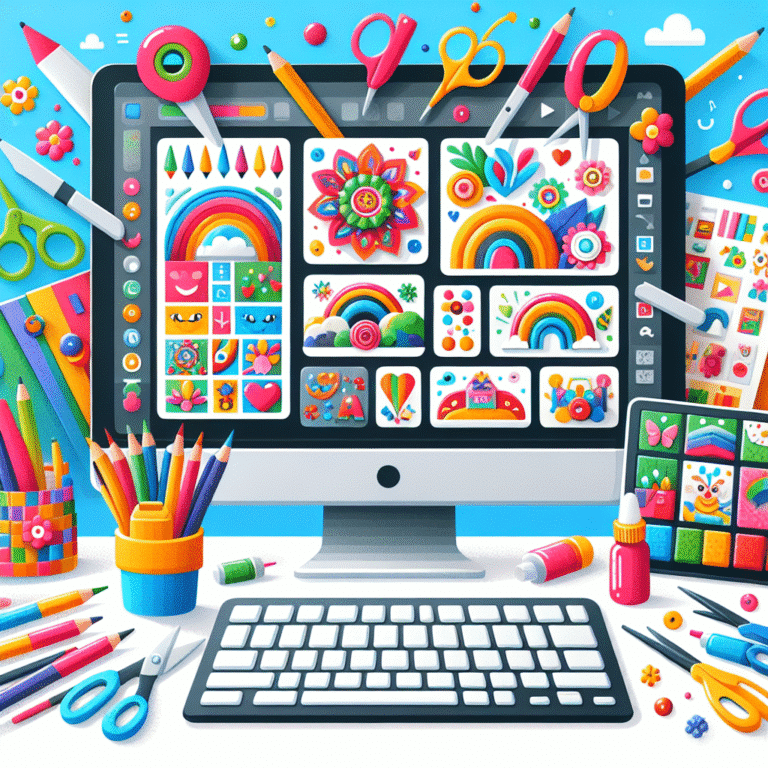 Templates de Artesanato Infantil Digital: Criatividade ao Seu Alcance