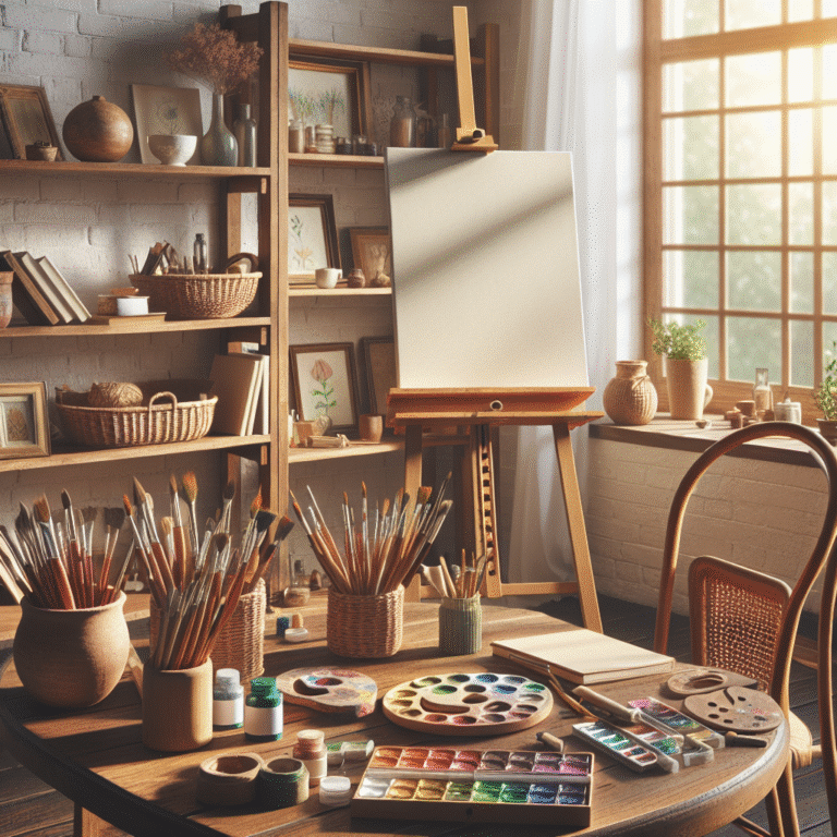 como criar cantinho de artes em casa
