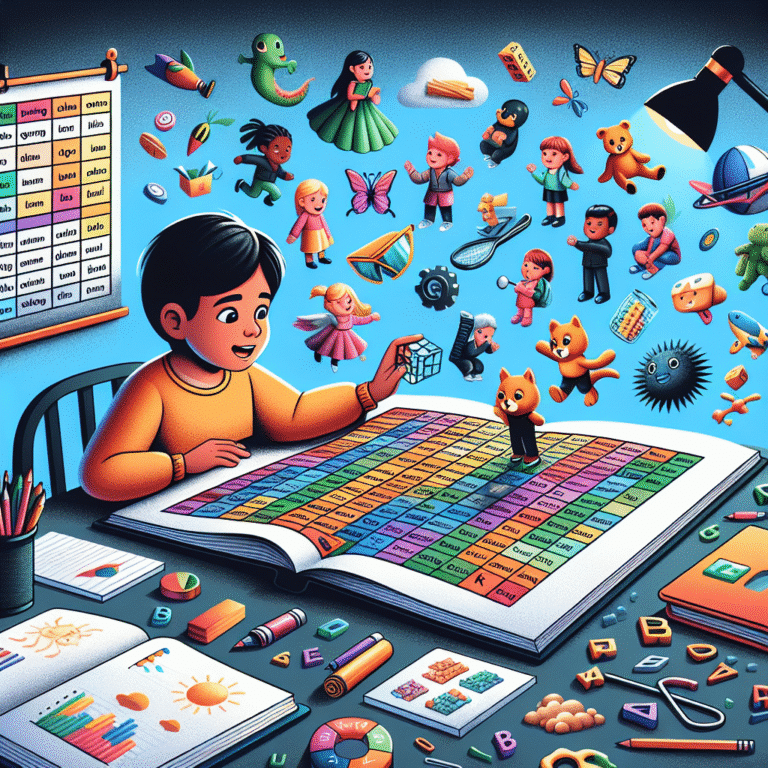 Planilhas de vocabulário infantil: ampliando o conhecimento