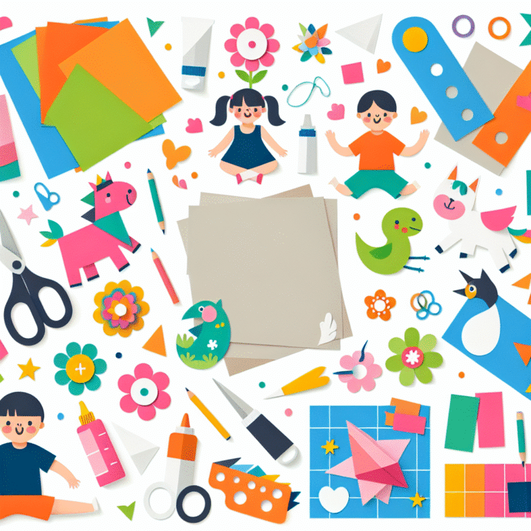 Artesanato com Papel para Educação Infantil: Aprendendo Brincando