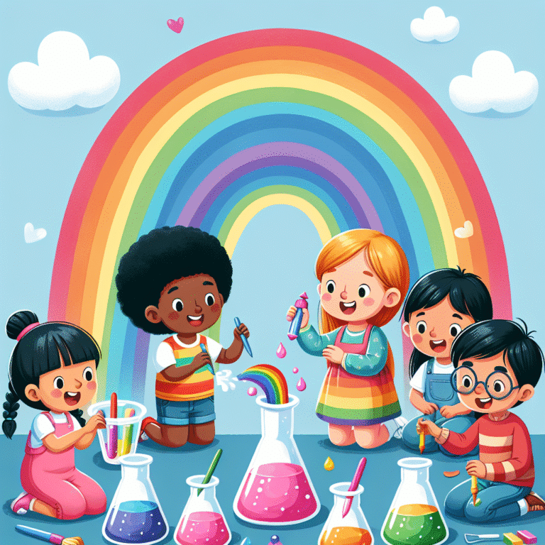Atividades educativas sobre cores: explorando o arco-íris